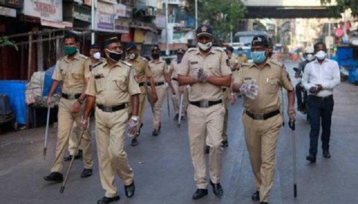 corona cases maharashtra police
