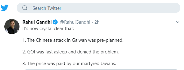 rahul gandhi attacks modi government