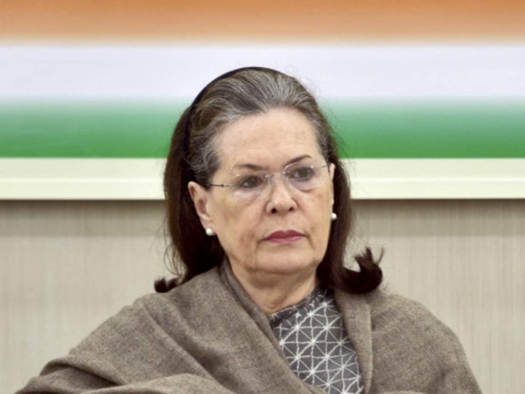 Sonia Gandhi writes letter