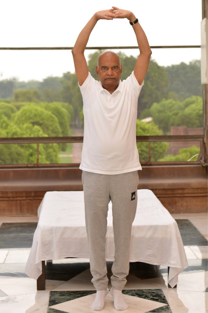 president kovind on international yoga day