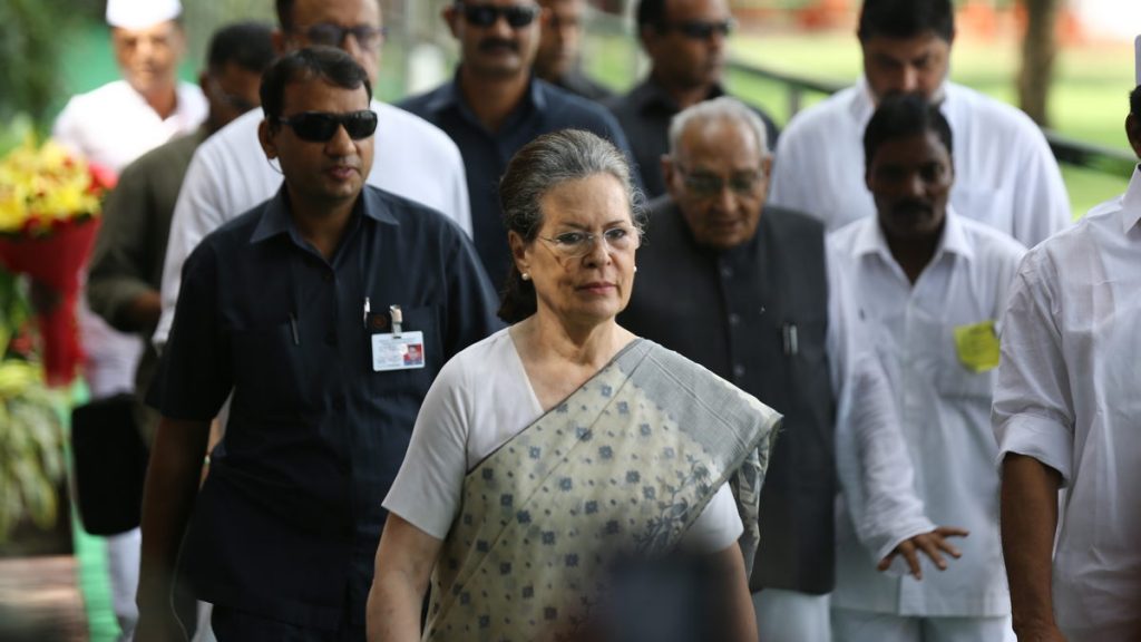 Sonia Gandhi to Govt