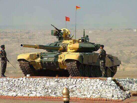 India deploys T-90 tanks