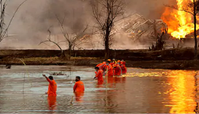 assam indian oil massive fire