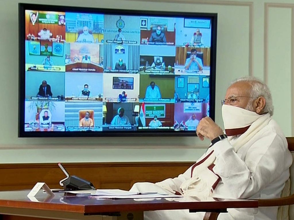 PM Modi interacts with CMs