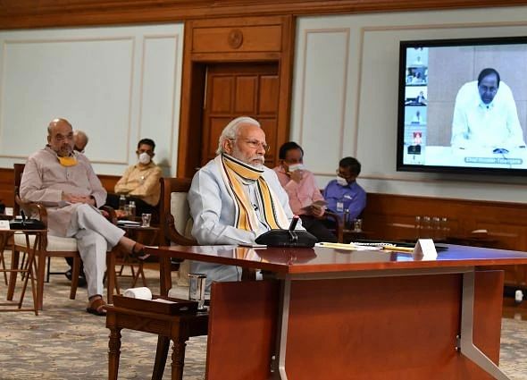 PM Modi virtual meeting