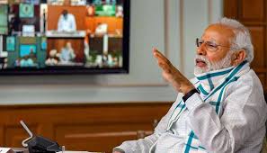 PM Modi virtual meeting