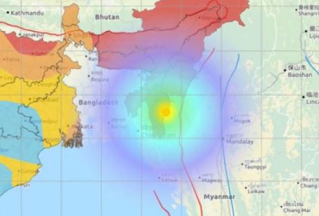 Earthquake of magnitude 5.3