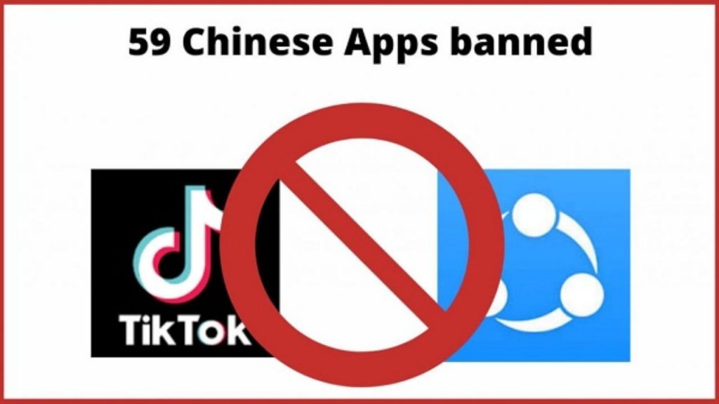 Ban on Chinese apps