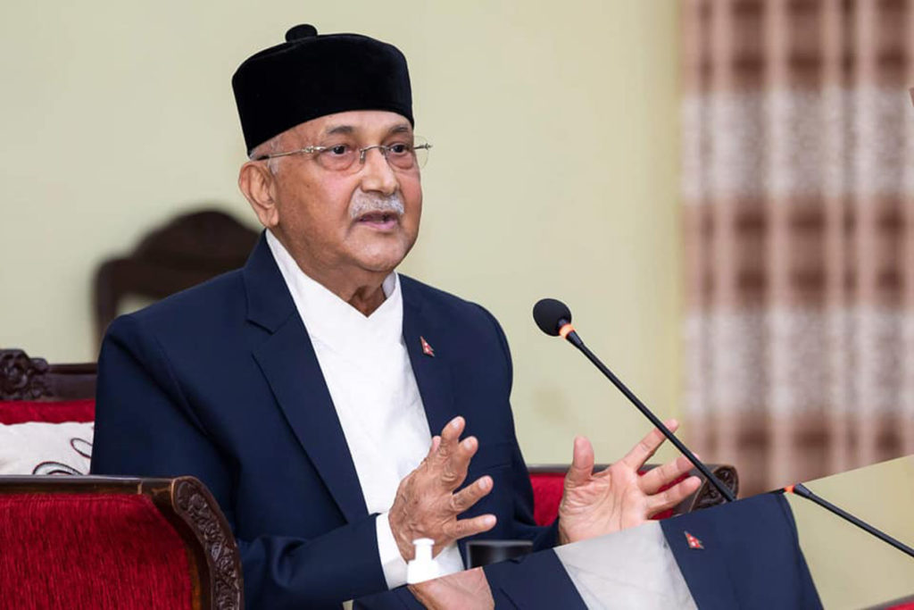 Nepal PM KP Oli claims