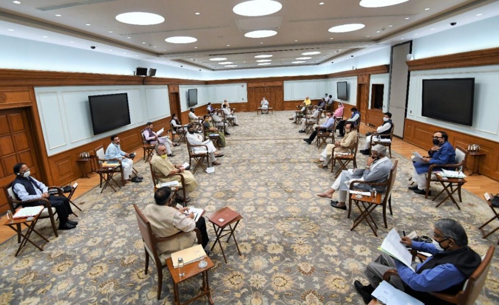 PM modi cabinet meeting today