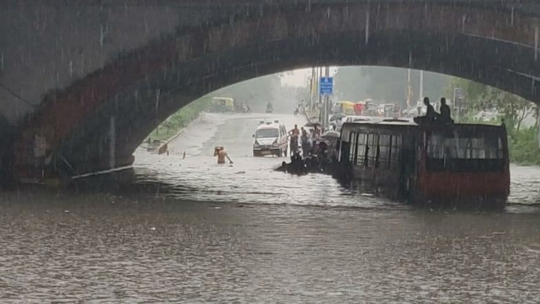 Delhi waterlogged after rains
