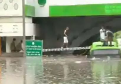 Delhi waterlogged after rains