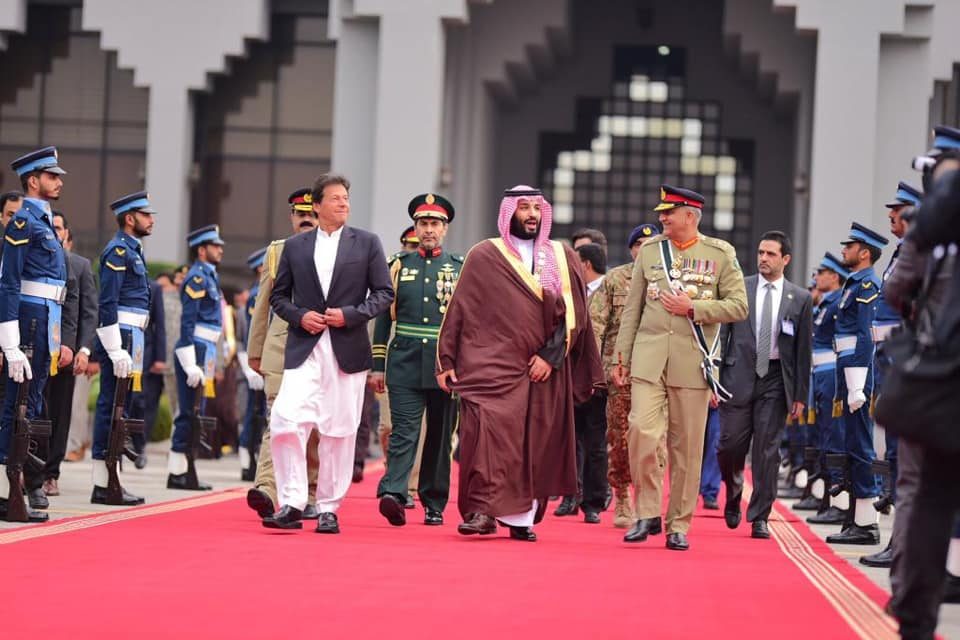Pakistan Army Chief Bajwa in Riyadh