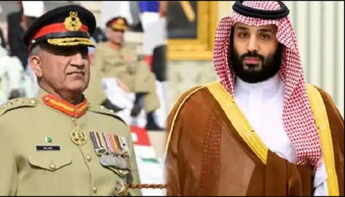 Pakistan Army Chief Bajwa in Riyadh