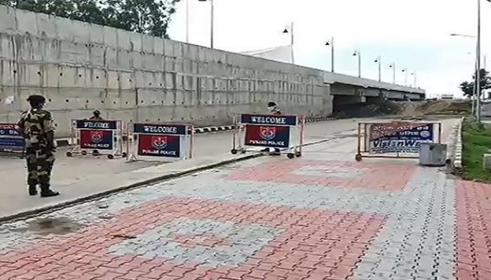 Construction of Bridge related kartarpur corridor