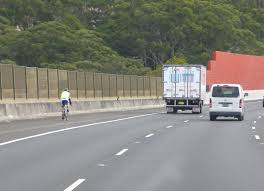 Cycling on the highway