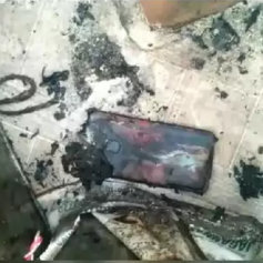 Mobile phone exploded while charging