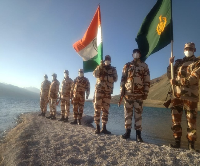 ITBP soldiers celebrate Independence Day