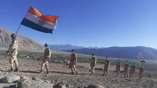 ITBP soldiers celebrate Independence Day