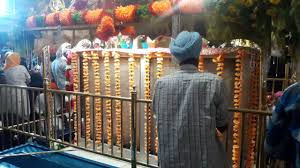 Gurdwara Sahib decorated 