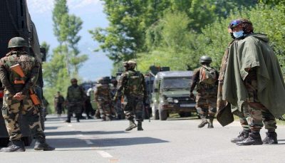 Terrorist attack on army patrolling party
