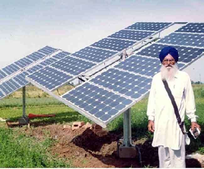 The first solar power plant