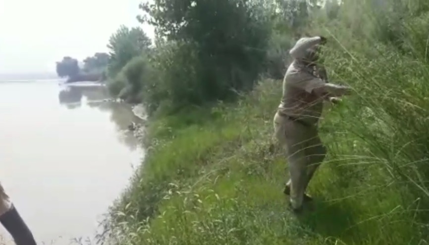 Sutlej river police raid
