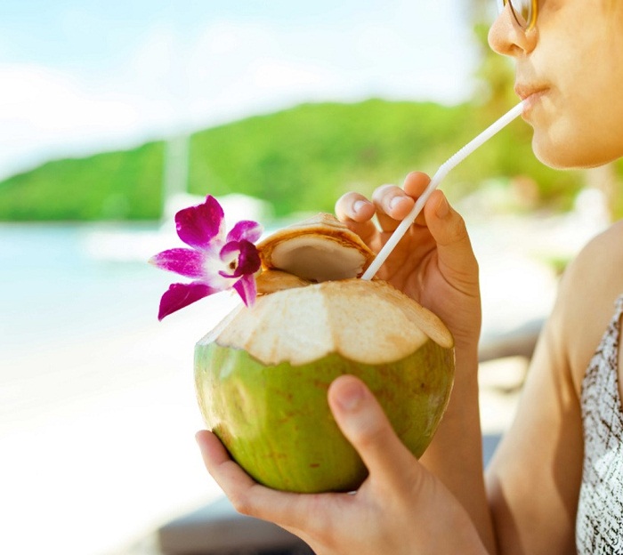 Coconut water skin benefits