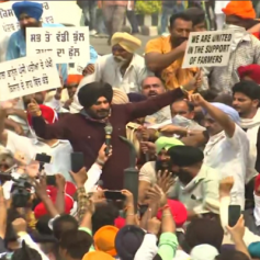 navjot sidhu farmer bill protest