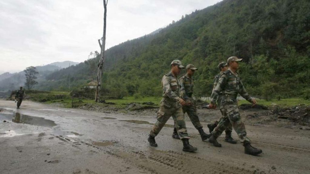 Five persons abducted by Chinese Army