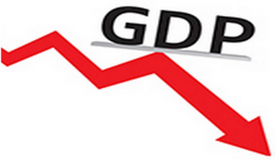 Historic decline in GDP