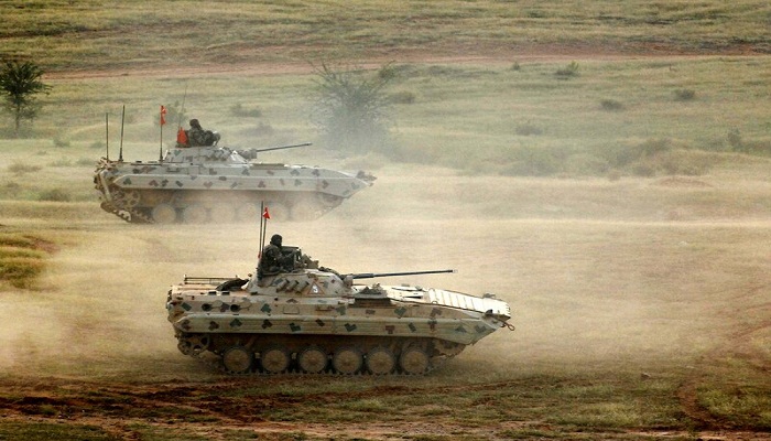 india china border tank deployment