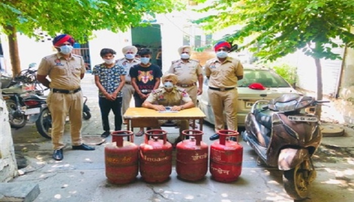 cylinder theft persons arrest police