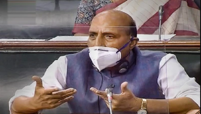 Rajnath Singh says in Lok Sabha