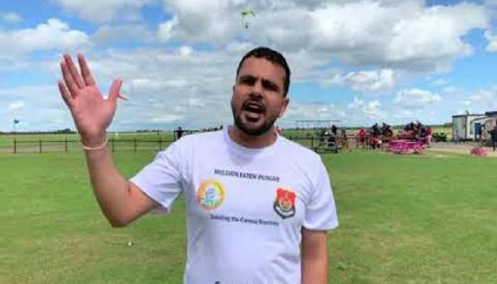 Punjab police officer launches Skydive