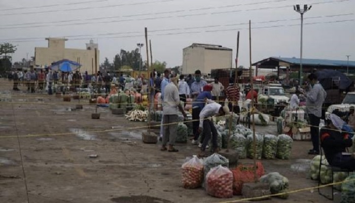 Pratappura vegetable market 