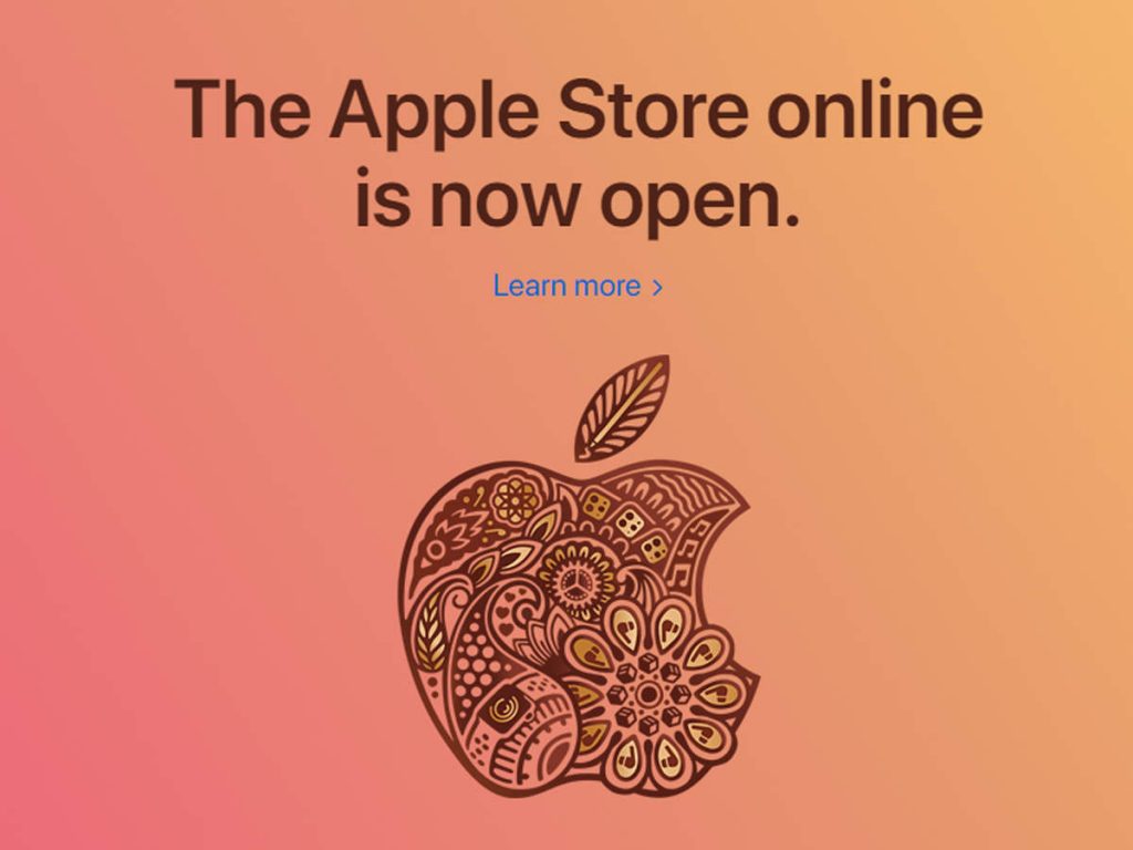 Apple Store online now available