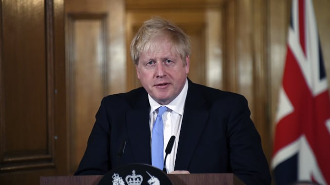 UK PM Boris Johnson