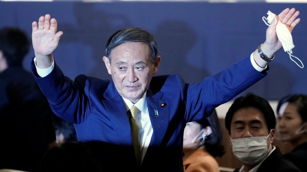 Yoshihide Suga elected