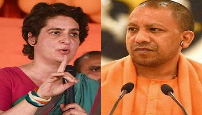 priyanka gandhi demands yogi resignation