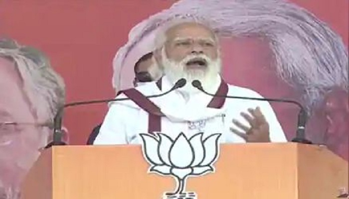 Pm modi dharbhaga rally