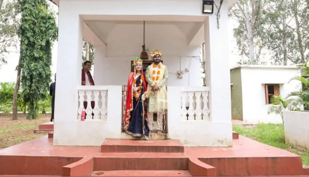 Odisha couple celebrates marriage