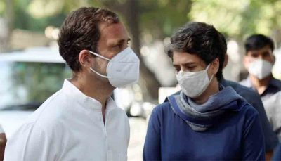 Rahul and Priyanka Gandhi leave for Hathras