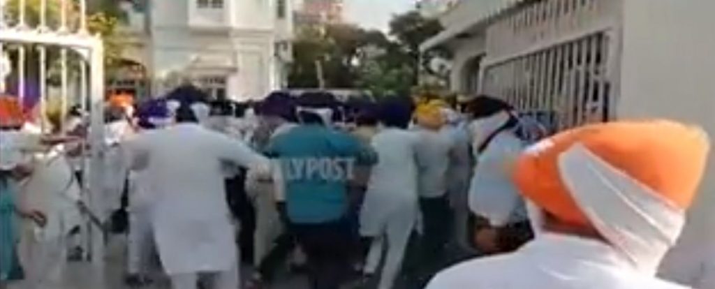 Sikh organizations clash with SGPC task force