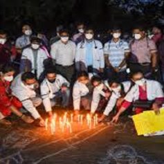 delhi doctors protest at jantar mantar