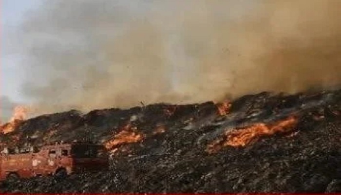 Dumping ground fire raises