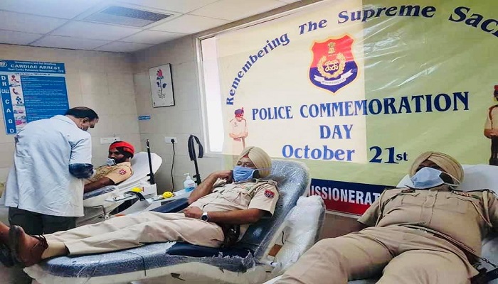 martyrs police personnel donated plasma