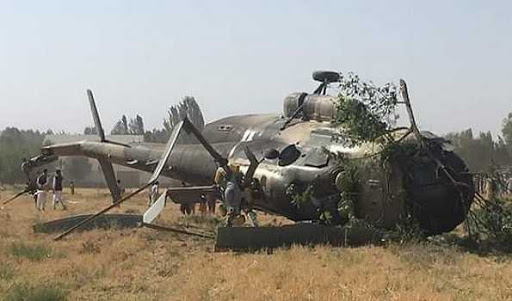 Two Afghan Air Force Helicopters Collided