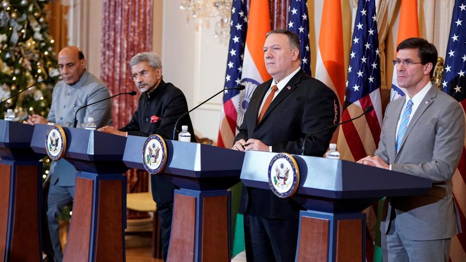 India US 2+2 dialogue