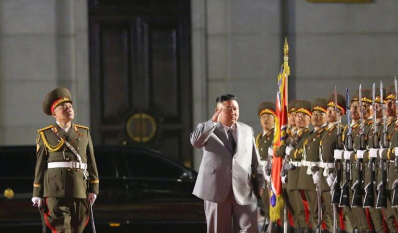 Kim Jong un tearfully thanks troops